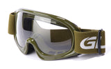 GLX YH15 Anti-Fog Impact-Resistant Kids Youth ATV Off-Road Dirt Bike Motocross Goggles for Boys & Girls (Red, one_Size)