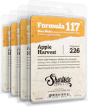 Shortie's Candle Company Apple Harvest Wax Melts Bulk Pack - Formula 117-4 Highly Scented 3 Oz. Bars (12 Oz. Total) - Made with 