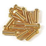 16PCS 3D Brass Volcano Nozzle M6 Thread Nozzles 0.2mm,0.3mm,0.4mm,0.5mm,0.6mm,0.8mm,1.0mm M6 Printed Head for 1.75mm Filament 3D