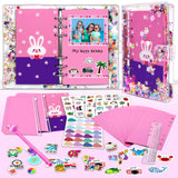 DIY Journal Kit for Girls, 6-13 Years Old - Kids Scrapbooking Kit with Gift Ideas for Birthdays