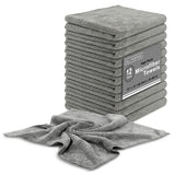 Blue Horizon Microfiber Cleaning Towels High Plush All Purpose Cleaning Rags 12Pack 16x16 for Professional Polishing Waxing Rem