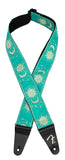 Fender American Vintage II Sun Strap, Guitar Accessories, Sea Foam Green