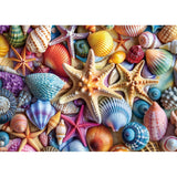 Colorful Seashell Collection 1000 Piece Puzzle for Adults, Fun Puzzles for Adults 1000 Pieces with HD Print & Poster, 27.5 * 19.