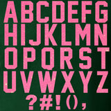 47 Pieces, 3 Glitter Iron-On Letters - Heat Transfer Vinyl for DIY T-Shirts, Bags, and Gifts. Perfect for birthdays, Christmas, 