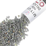 Miyuki Delica Seed Beads - Size 11/0 (1.6 mm), DB2203, Vitrial Matte, 7.2 g, Approx. 1440 Beads, Made in Japan