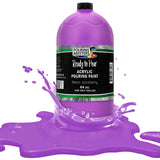 Pouring Masters Neon Jazzberry Acrylic Ready to Pour Pouring Paint Premium 64Ounce PreMixed WaterBased for Canvas, Wood, 