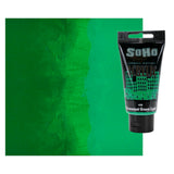 Soho Urban Artist Heavy Body Acrylic Paint - 75 ml Tube - Permanent Green Light - Thick, Rich Color, Excellent Coverage, Profess