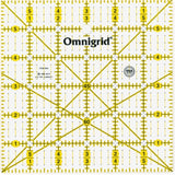 Omnigrid 6 x 6 Square Sewing Quilting Rulers, Clear