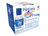 Purilens Mini Preservative Free Saline Six (60mL) Bottles, Clear, 2 Fl Oz (Pack of 6)