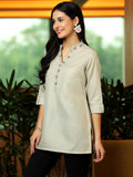 Libas Women'S Cotton Blend Straight Kurtis (58247B_Pista Green Pista Green M