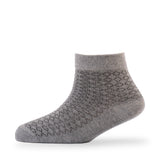 Young Wings MenS_Socks Grey Colour Cotton Fabric Solid Free Size Ankle Length Casuals & Formals Wear Socks Pack Of 1 2302M1Gr