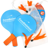 VIAHART Goodminton - The Worlds Easiest Racquet Game - an Indoor Outdoor Year-Round Fun Paddle Game Set for Boys, Girls, and Peo