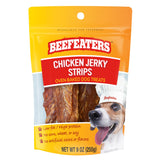 Beefeaters Chicken Jerky Strips for Dogs, 9 oz - Dog Treat. 100% Real Chicken Breast, Grain-Free, No Additives, Perfect for Trai