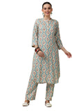 Libas Womens Printed Viscose Co-Ord Set For Women