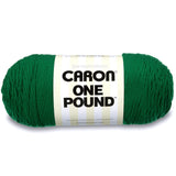 Caron One Pound Solids Yarn, 16oz, Gauge 4 Medium, 100% Acrylic Kelly Green For Crochet, Knitting & Crafting ( 1 Piece )