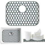 SAMSIER Sink Protectors for Bottom of Kitchen Sink 13x11 &16x12 &21x16 &22x13 &24x13 &26x14 &28x14 &30x16, Large Farmhouse Silic