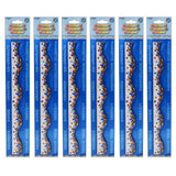 Ashley Productions Magnetic Scallop Border, Confetti, 12 Feet Per Pack, 6 Packs