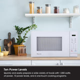 Magic Chef 1000 Watt Compact Small Microwave Oven, White