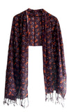 India Scarves WomenS Viscose Summer Stoles Size 185 X 75 Cm (Maroon)