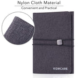 Folio Cover Compatible with Rocketbook Everlast Fusion, Cloth Fabric, Multi Organizer Men & Women Folder with Pen Loop/Phone Poc