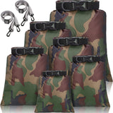 Shappy 6 Pcs Waterproof Dry Bag Set 6 Sizes Lightweight Sacks and Long Adjustable Shoulder Strap Outdoor Water Proof Keep Gear D