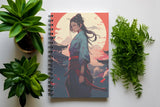 Graphic Word Anime Sketchbook Notebook A5 Unruled 160 Pages 100Gsm Do Paper (Multicolor) Spiral WireOBound Notebook With Fanta