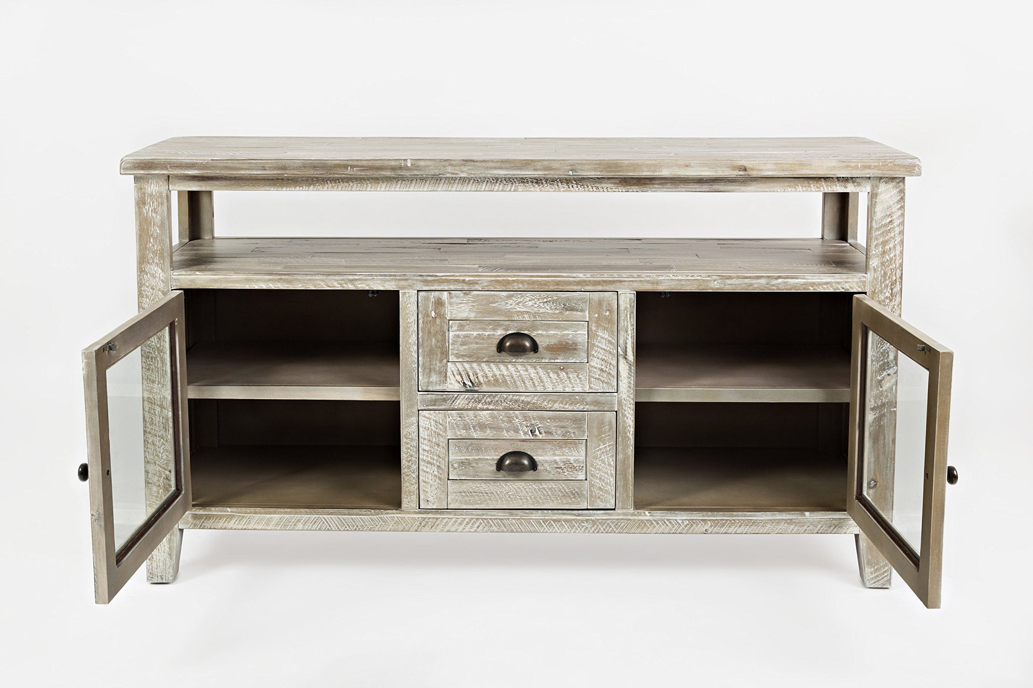 Artisan'S Craft 54'' Farmhouse Distressed Acacia Console Tv Stand