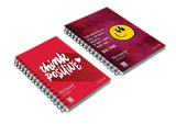 A5 Notebook (Unruled Wire Bound Spiral Notebook, Multi Color, Pack Of 2)
