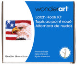 Wonderart American Eagle Latch Hook Kit, 15 X 20