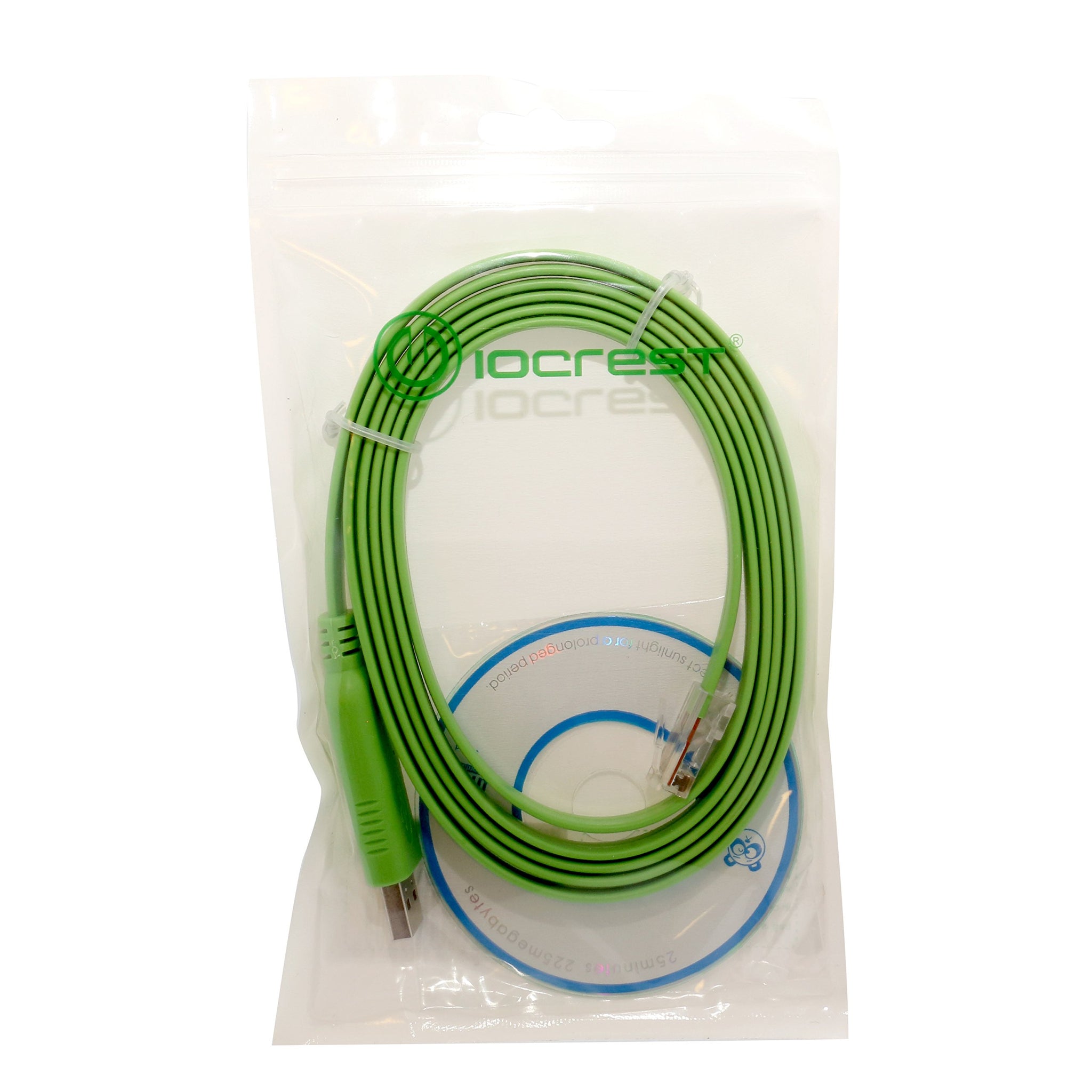 Usb 2.0 To Rj45 For Cisco Console Cable, Ftdi Ft232 Chipset + Rs232 Level Shifter, 1.5-Meter In Length