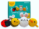 KelliDream Learn to Crochet Kit for Beginner Adults with Magic Circle Tool; StepbyStep Video Tutorials; Crochet Supplies to Ma