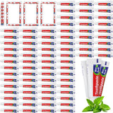 Dimsile 1000 Pcs Mini Toothpaste Bulk Regular Clean Mint Toothpaste for Bad Breath, Helps Freshens Breath, Whitens Teeth Travel 
