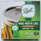 Ball Jars Wide Mouth Lids 12/Pack