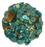 Buttons Galore and More Seaside Holiday Sequin Tin