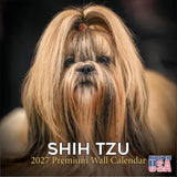 Shih Tzu Calendar 2027 by MegaCalendars - Monthly Dog Breed Wall Calendar, Made in USA