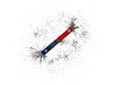 School Specialty Science Painted Steel Bar Magnets - Red And Blue