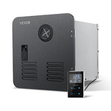 VEVOR RV Tankless Water Heater, Instant Shower with 15 x 15 inches Black Door and Remote Controller, 55000BTU Optimized Comfort 