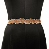 Prl_506 Pipla Pan Rose Gold Belt