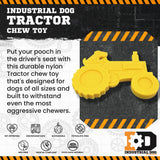 Sodapup Industrial Dog Tractor - Durable Dog Chew Toy Made In Usa From Non-Toxic, Pet Safe, Food Safe Nylon Material For Mental