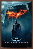Trends International DC Comics Movie - The Dark Knight - Batman Logo on Fire One Sheet Wall Poster, 14.725 x 22.375, Mahogany Fr