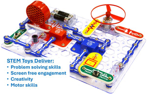 Snap Circuits Jr. Sc-100 Electronics Exploration Kit, Over 100 Projects, Full Color Project Manual, 28 Parts, Stem Educational T