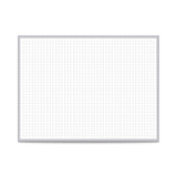 Ghent Grid 3x4 Whiteboard, Aluminum Frame, 1 Grid Squares (GRPM221G34), 36 x 48 inches