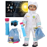 Sophia's 18 Doll 8 pc. Smithsonian STEM Career Collection Astronaut Space Suit and Lunar Accessories Set