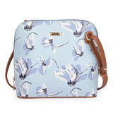 Adisa Women Girls Floral Print Faux Leather Sling Bag Cross Body (Sl6003-Sky),Sky Blue,,B09XYRZM87
