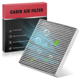 BDFHYK CF10743 Cabin Air Filter w/Activated Carbon Compatible with INFINITI Q40 Q50 Q60 QX80 QX50 QX70 FX37 G37 QX56 FX35 FX50 G