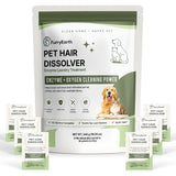 Pet Laundry Detergent Odor & Stain Remover FurryEarth Enzyme & Oxygen Laundry Booster for Dog & Cat Hair | Removes Embedded Fu