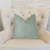 Plutus Brands Plutus Curly Mongolian Fur White Handmade Throw Pillow, 18 X 18