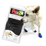 PawZ Rubber Dog Boots for Paws up to 2.5 - 3 - Dog Booties for Hot Pavement, Anti Slip Dog Socks, 12 Reusable Paws Waterproof Do