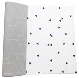 LITTLE Bot Ofie Mat, Soft Reversible Foam Baby Play Floor mat, Waterproof, 6.5 ft x 4.5 ft, Durable and Non-Toxic (Zen line, Lar