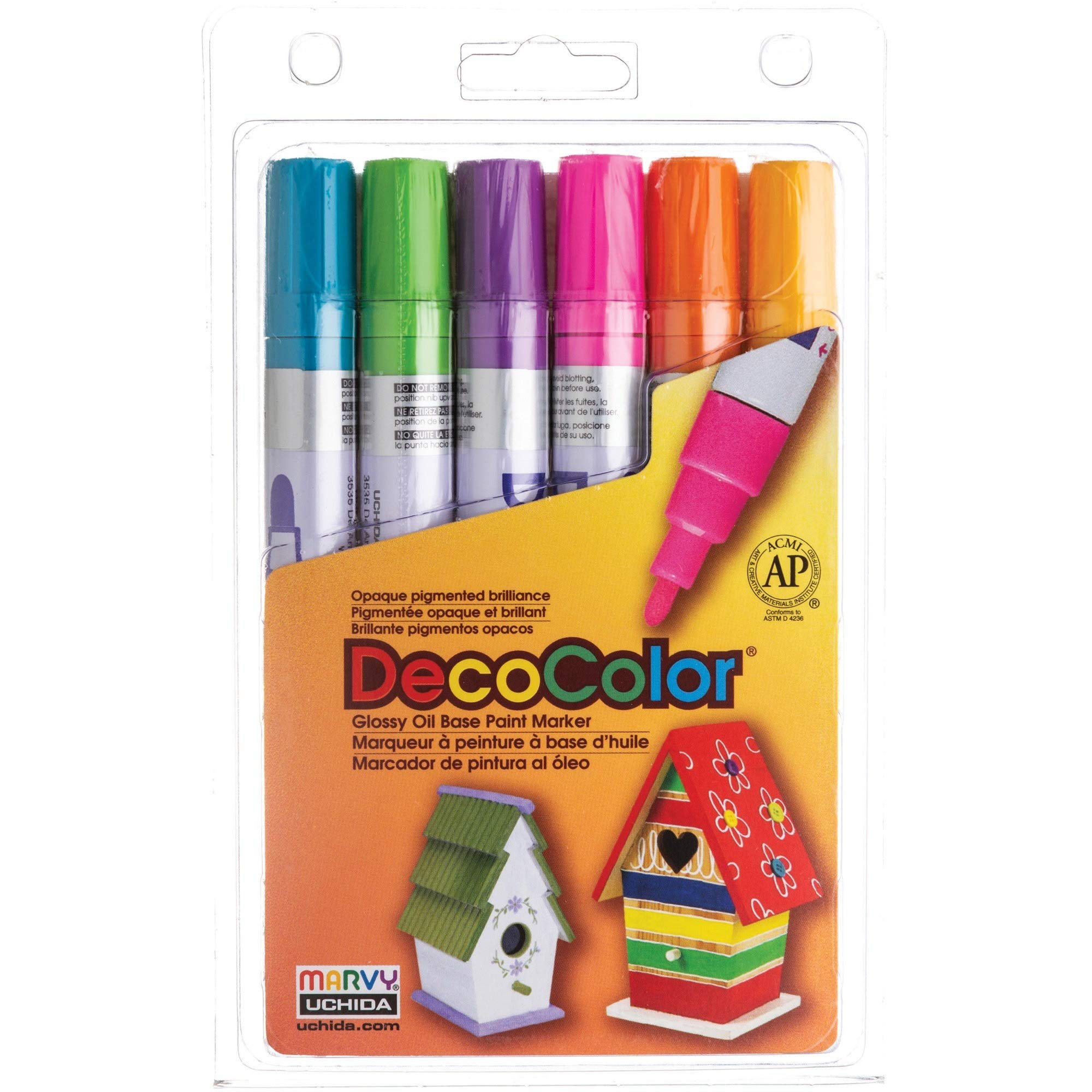 Uchida Of America Marvy Decocolor Glossy Oil Base Paint Markers